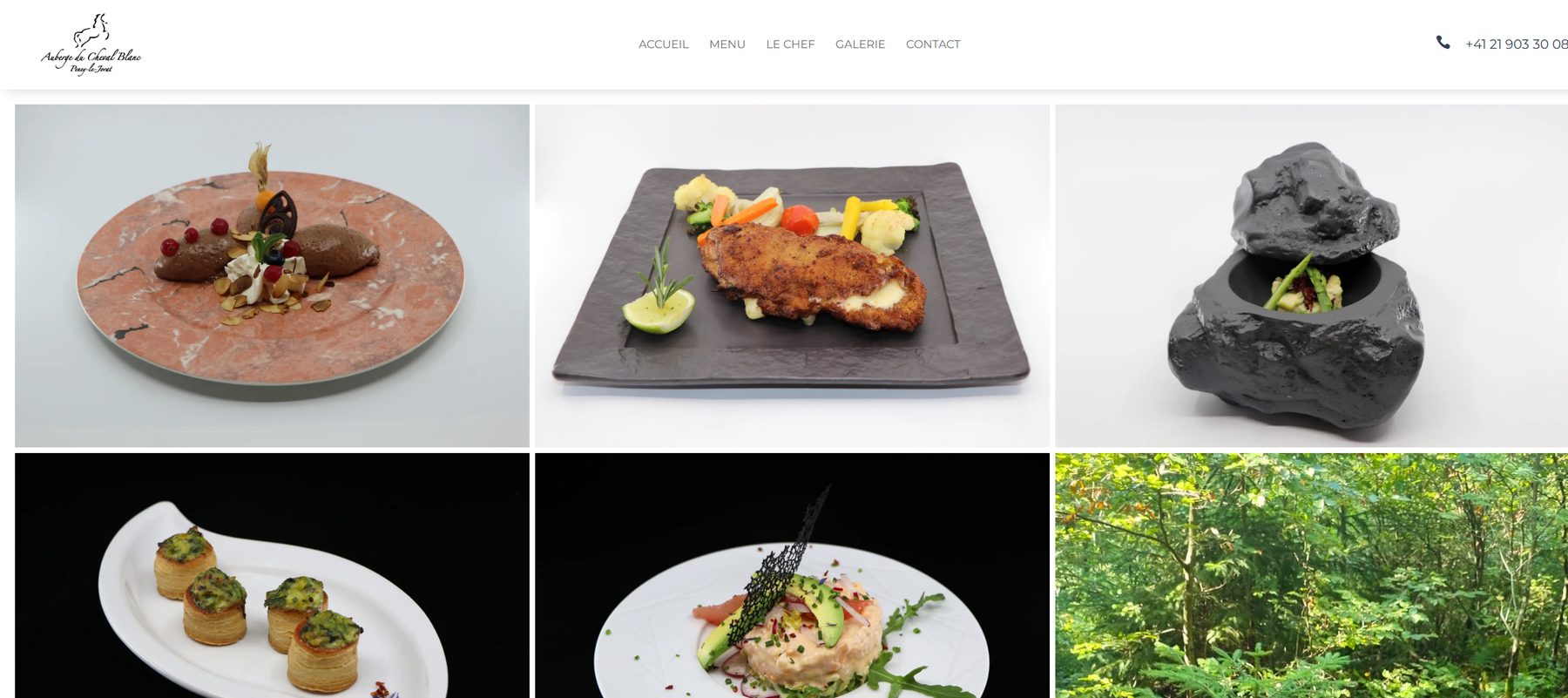 Galerie de plats du site